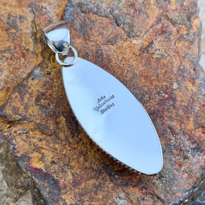 Opal Wood Pendant by Artie Yellowhorse