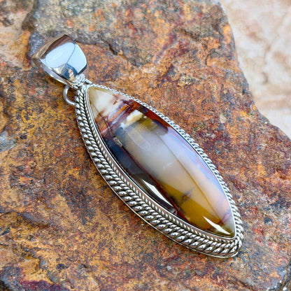 Opal Wood Pendant by Artie Yellowhorse