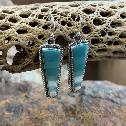 Opal Wood Earrings by Artie Yellowhorse