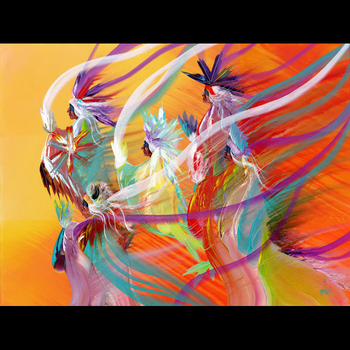 'Rainbow Dance' by Rabbit Studios - Giclee
