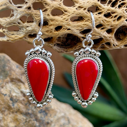 Rosarita Dangle Earrings by Artie Yellowhorse