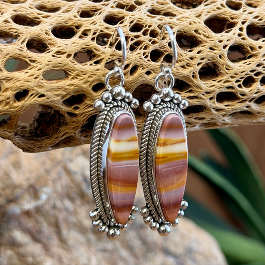 Sierra Jasper Dangle Earrings by Artie Yellowhorse