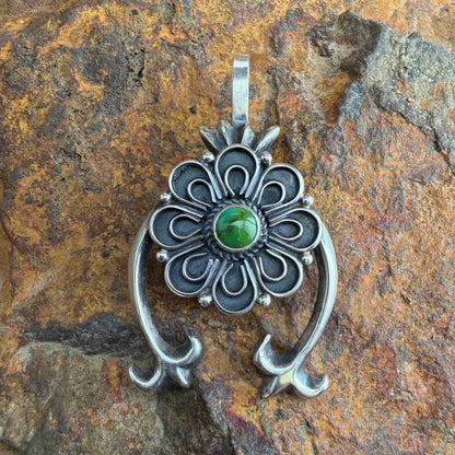 Sonoran Gold Flower Naja Pendant by Evangeline Enoah