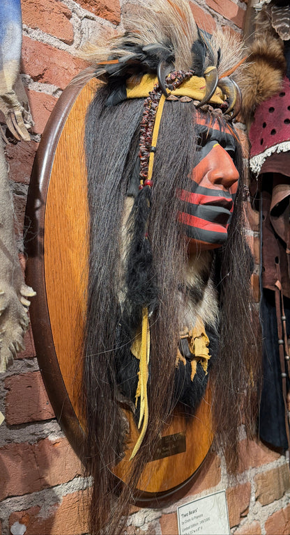 Two Bears Spirit Mask by Cindy Jo Popejoy-Estate