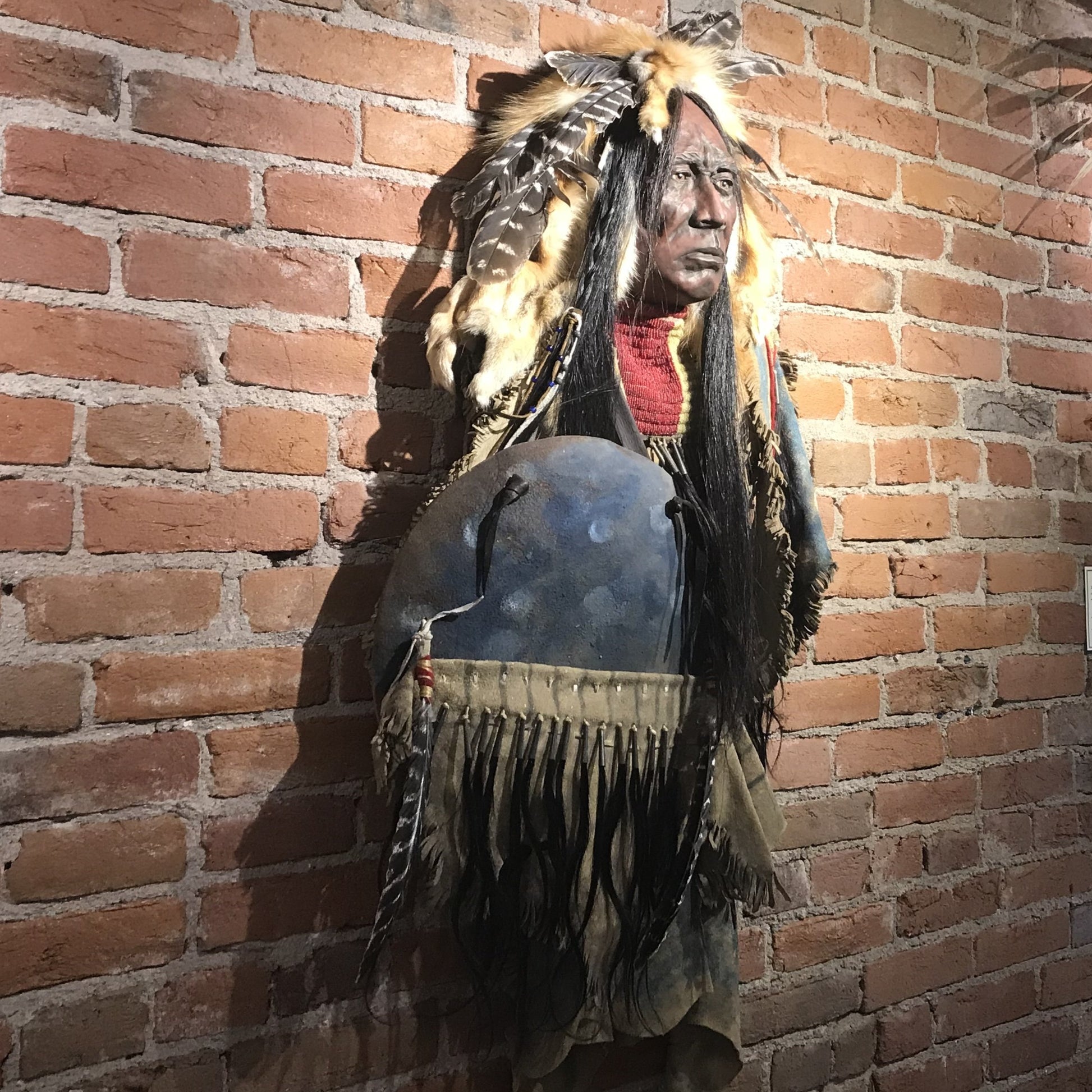 Red Cloud Spirit Mask by Cindy Jo Popejoy