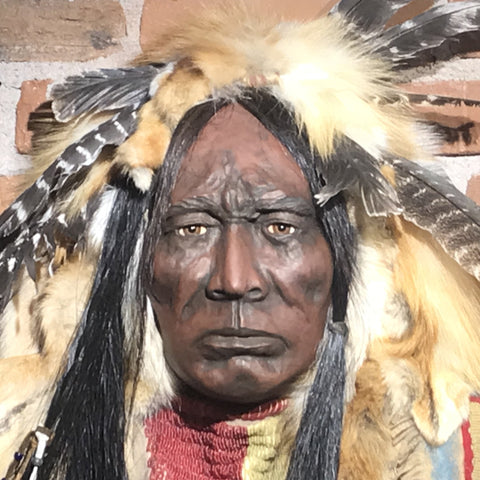 Red Cloud Spirit Mask by Cindy Jo Popejoy