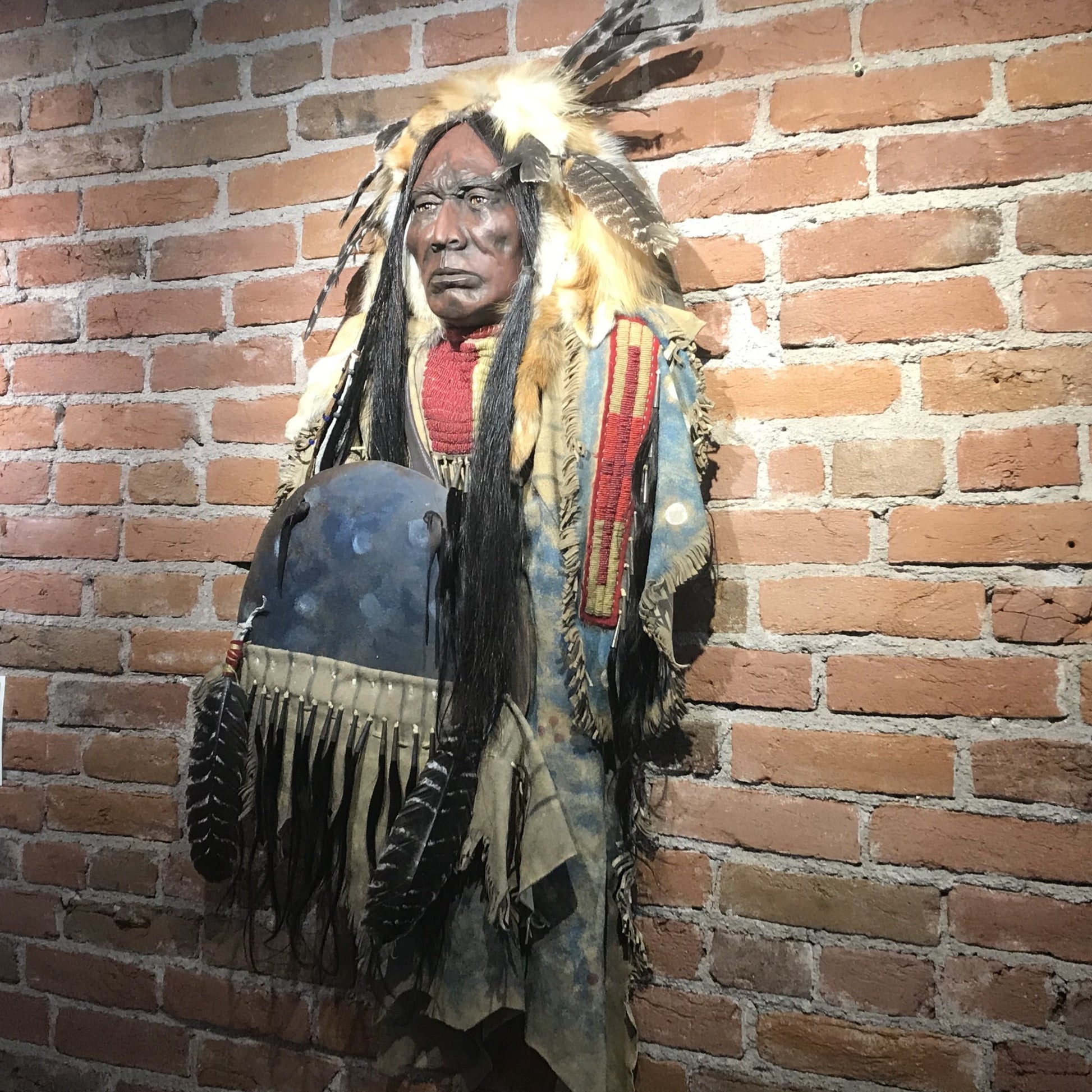 Red Cloud Spirit Mask by Cindy Jo Popejoy