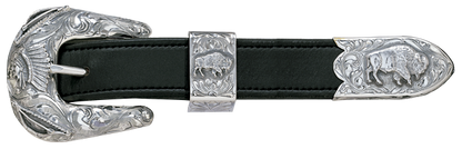 Vogt Silversmiths 1" Yellowstone Belt Buckle