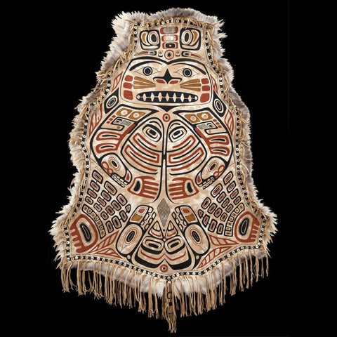 Chilkat: Painting by Laura Mountain on Caribou