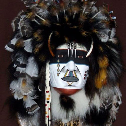 Sun Chief Spirit Mask by Cindy Jo Popejoy - Estate
