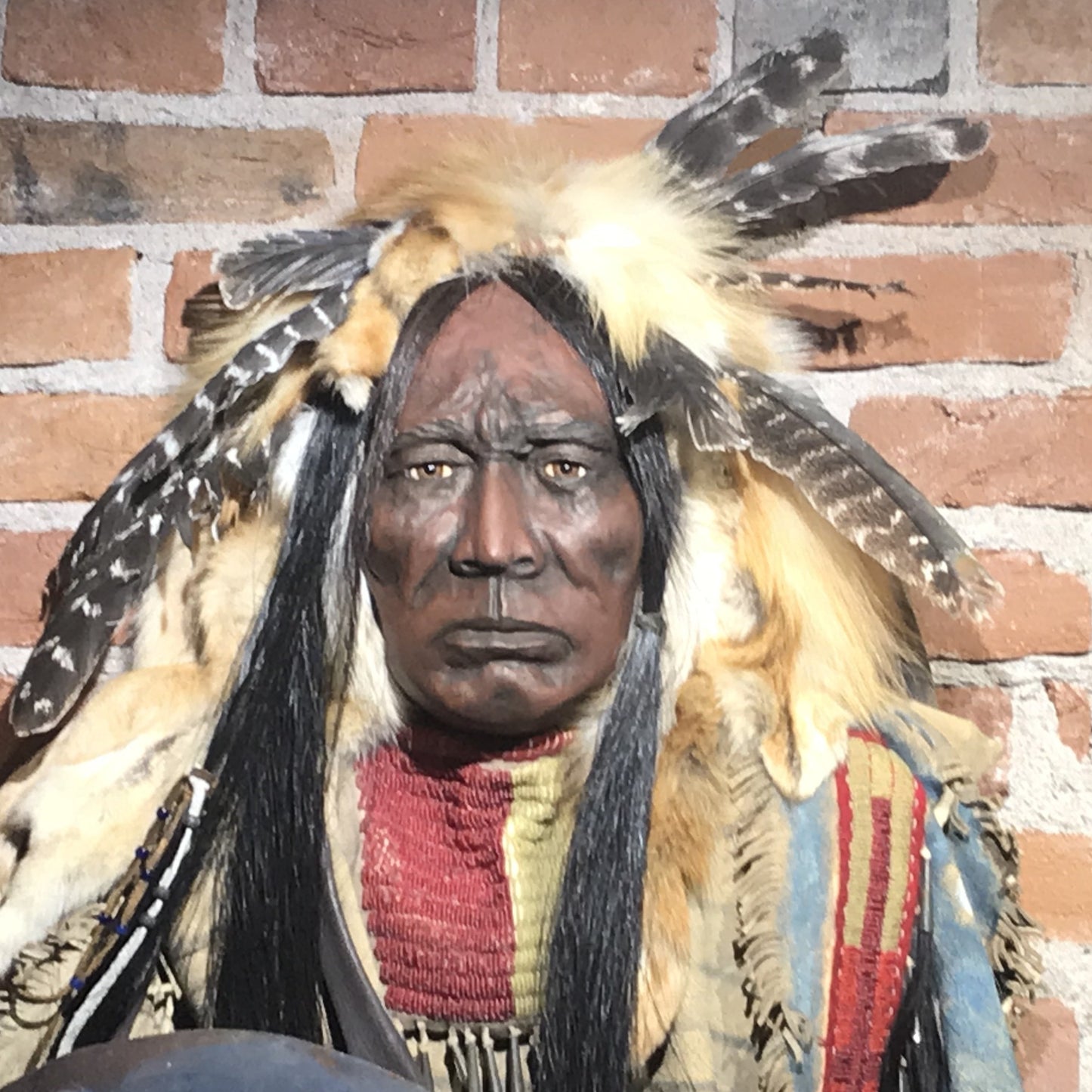 Red Cloud Spirit Mask by Cindy Jo Popejoy