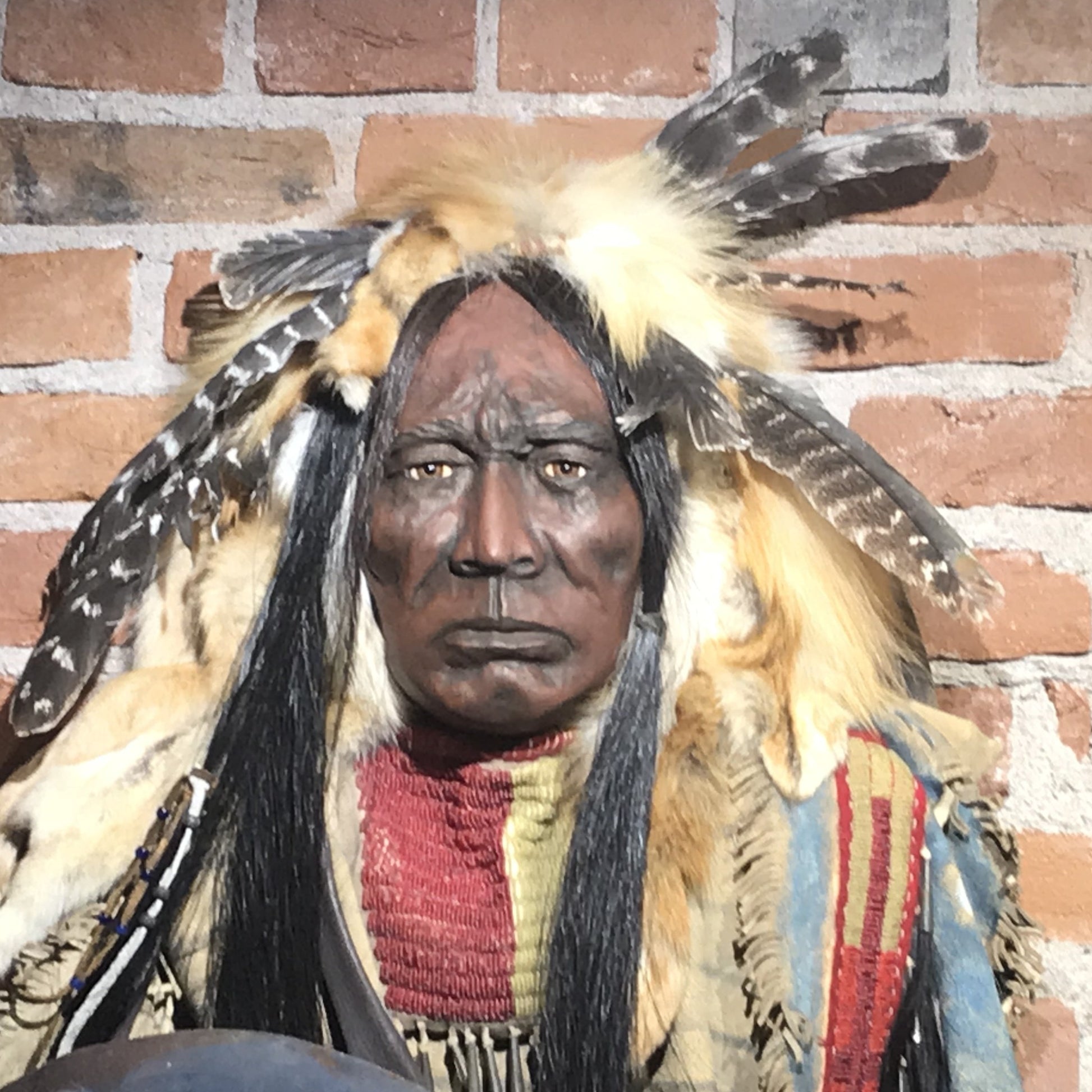 Red Cloud Spirit Mask by Cindy Jo Popejoy