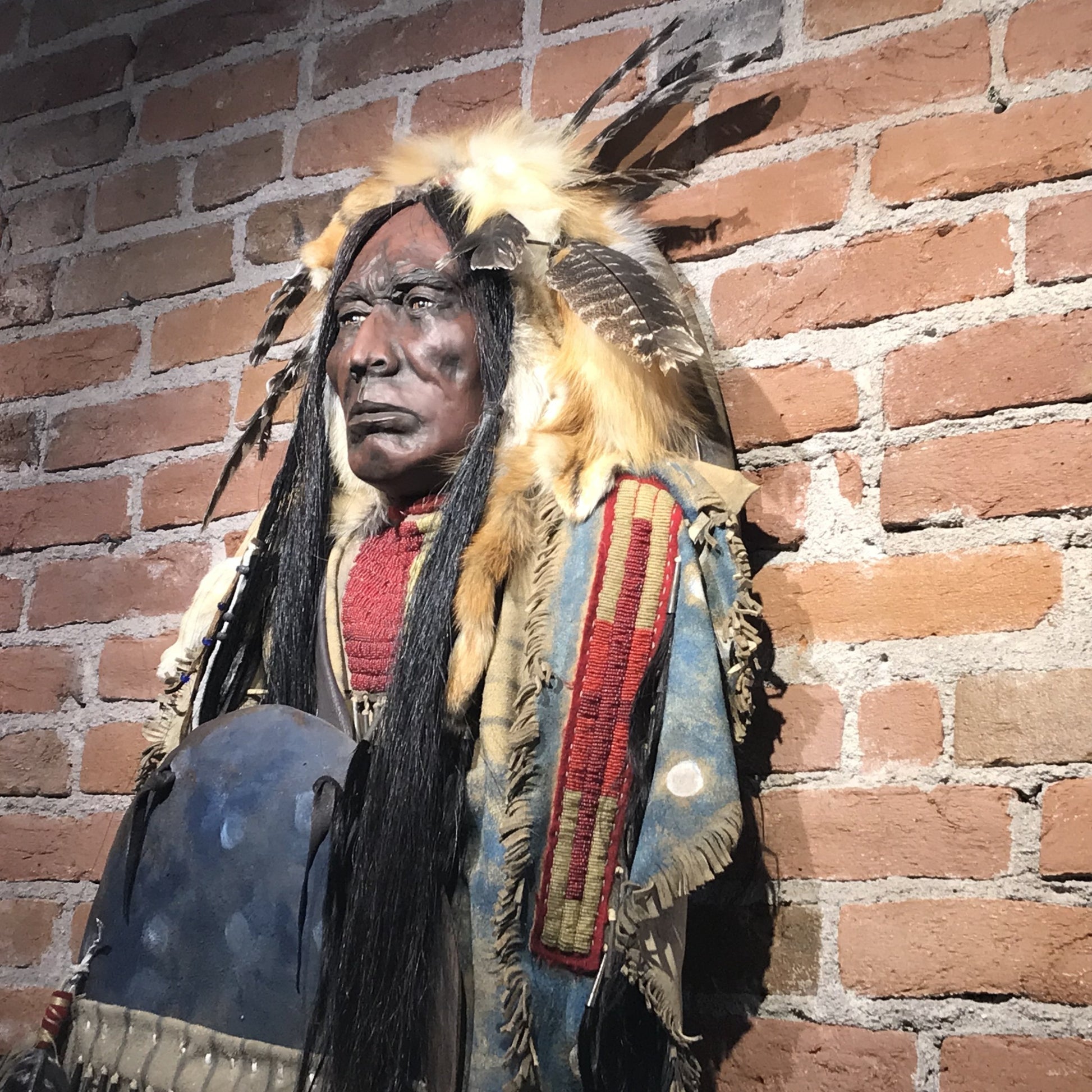 Red Cloud Spirit Mask by Cindy Jo Popejoy