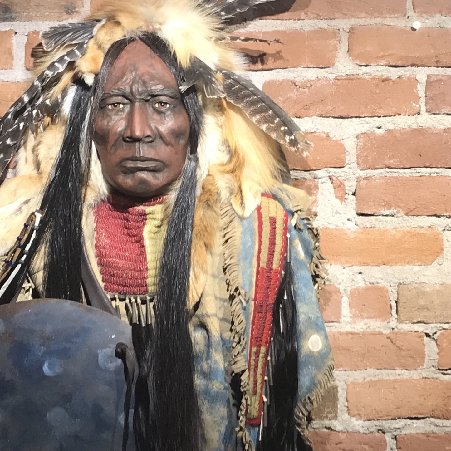 Red Cloud Spirit Mask by Cindy Jo Popejoy