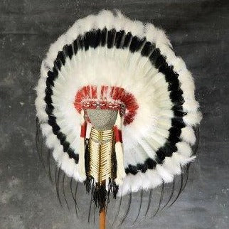 Black Cloud Headdress by Navajo Artists