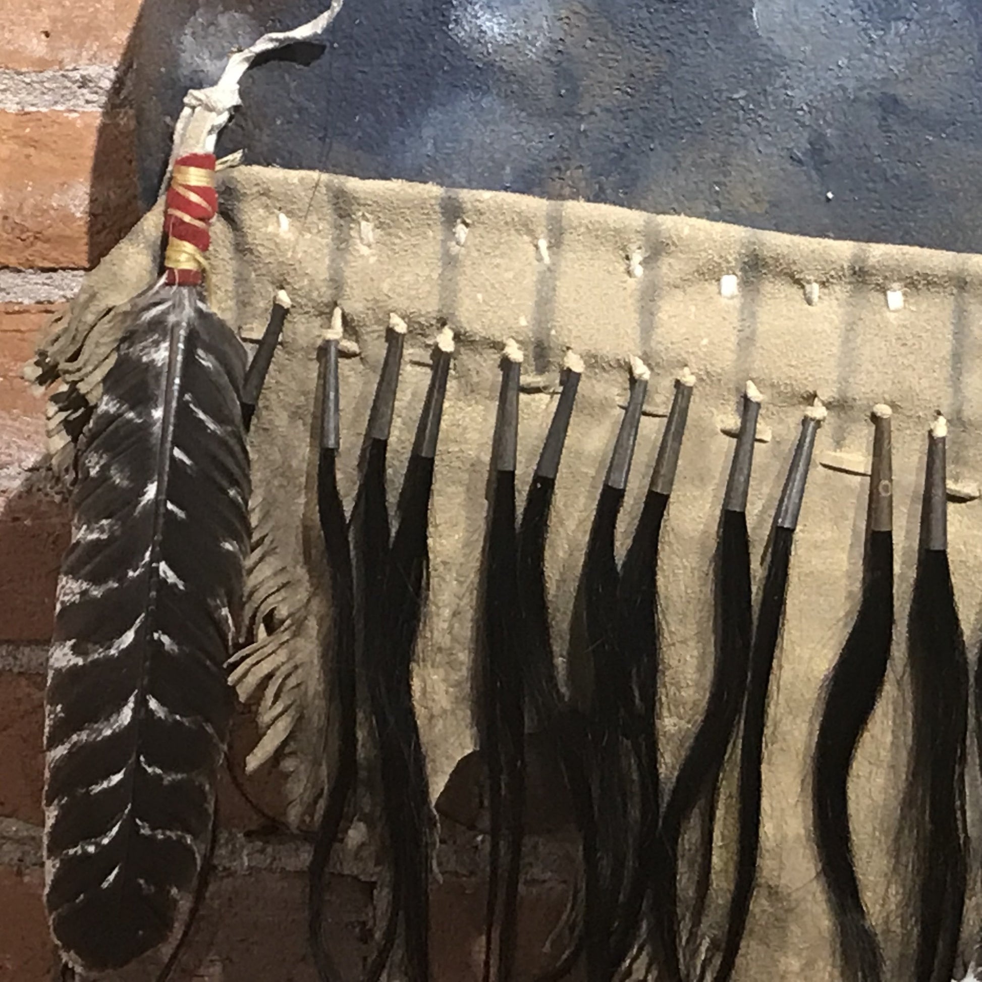 Red Cloud Spirit Mask by Cindy Jo Popejoy