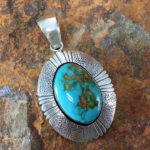 Royston Turquoise Sterling Silver Pendant