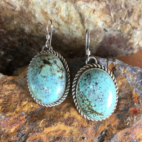 Carico Lake Turquoise Sterling Silver Earrings