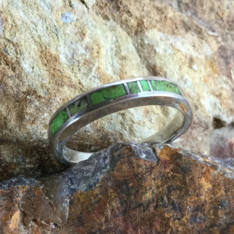 David Rosales Gaspiete Inlaid Sterling Silver Ring