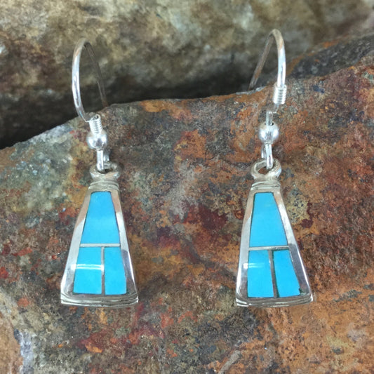 David Rosales Arizona Blue Sterling Silver Earrings