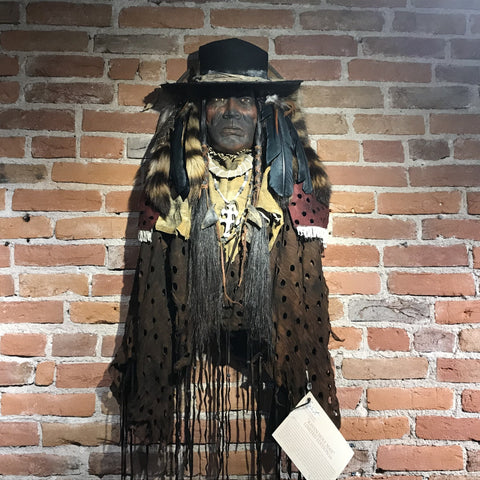 Raven Holy Man Native American Style Spirit Mask by Cindy Jo Popejoy