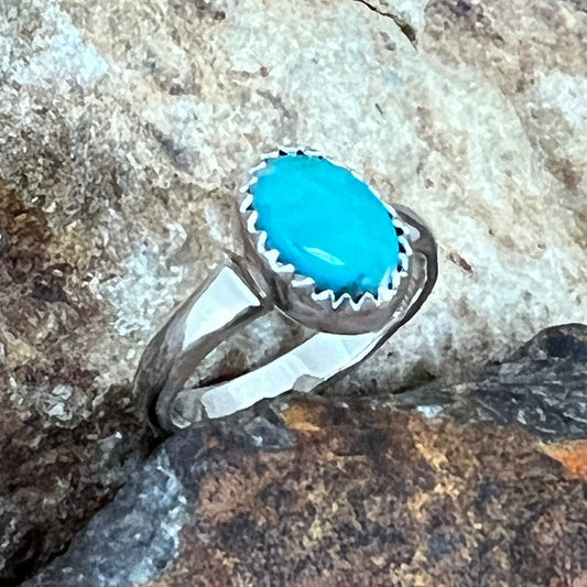 David Rosales Arizona Blue Sterling Silver Ring