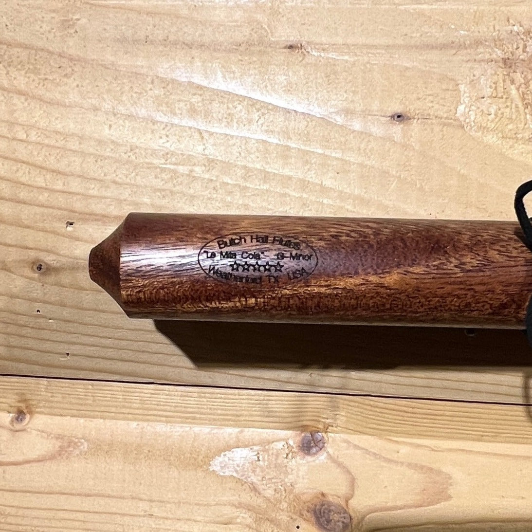 Butch Hall 'Le Mita Cola' Native Style Flute in Gm African Mahogany