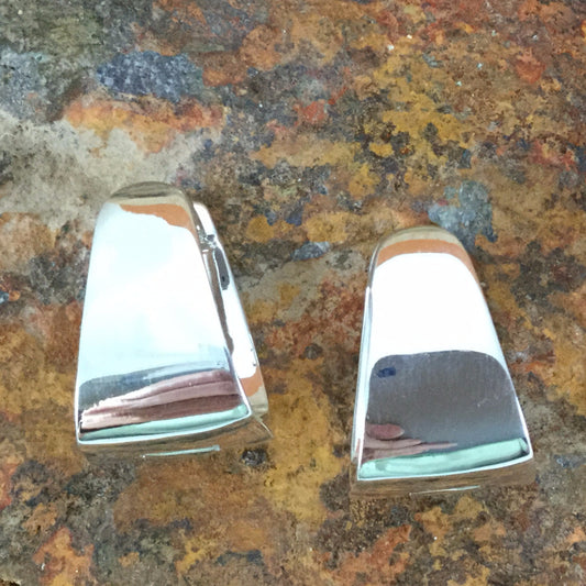David Rosales Amazing Light Inlaid Sterling Silver Earrings