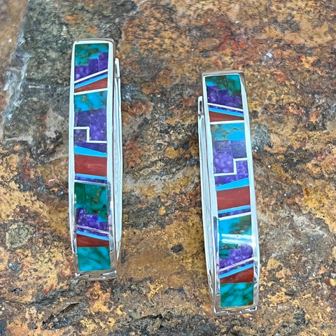 as part of the NEW Summer Sunset Collection features Sugilite, Red Coral and High Grade Kingman Turquoise