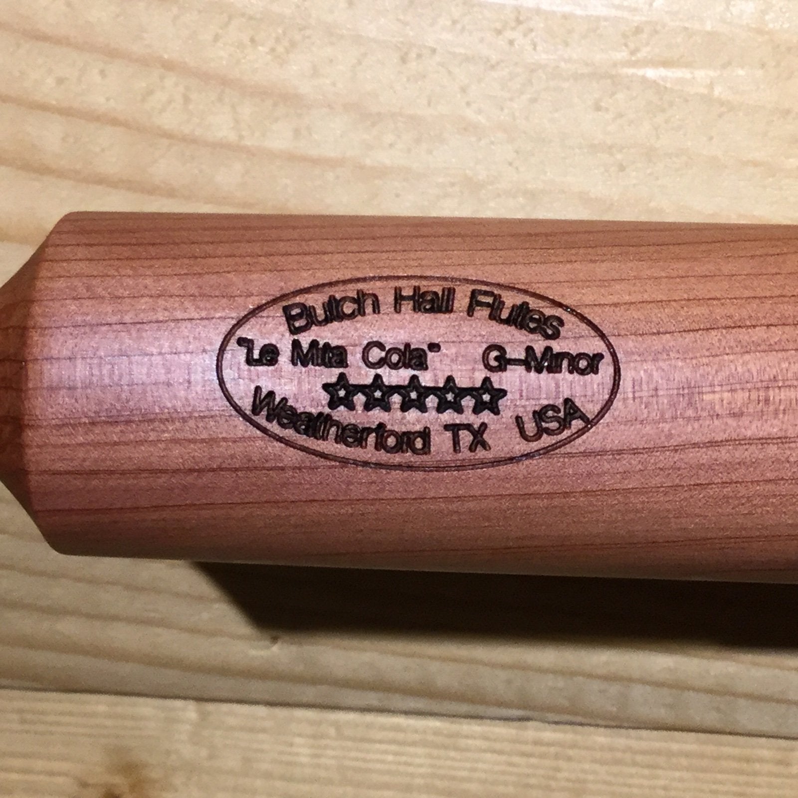 Butch Hall 'Le Mita Cola' Native Style Flute in G-m