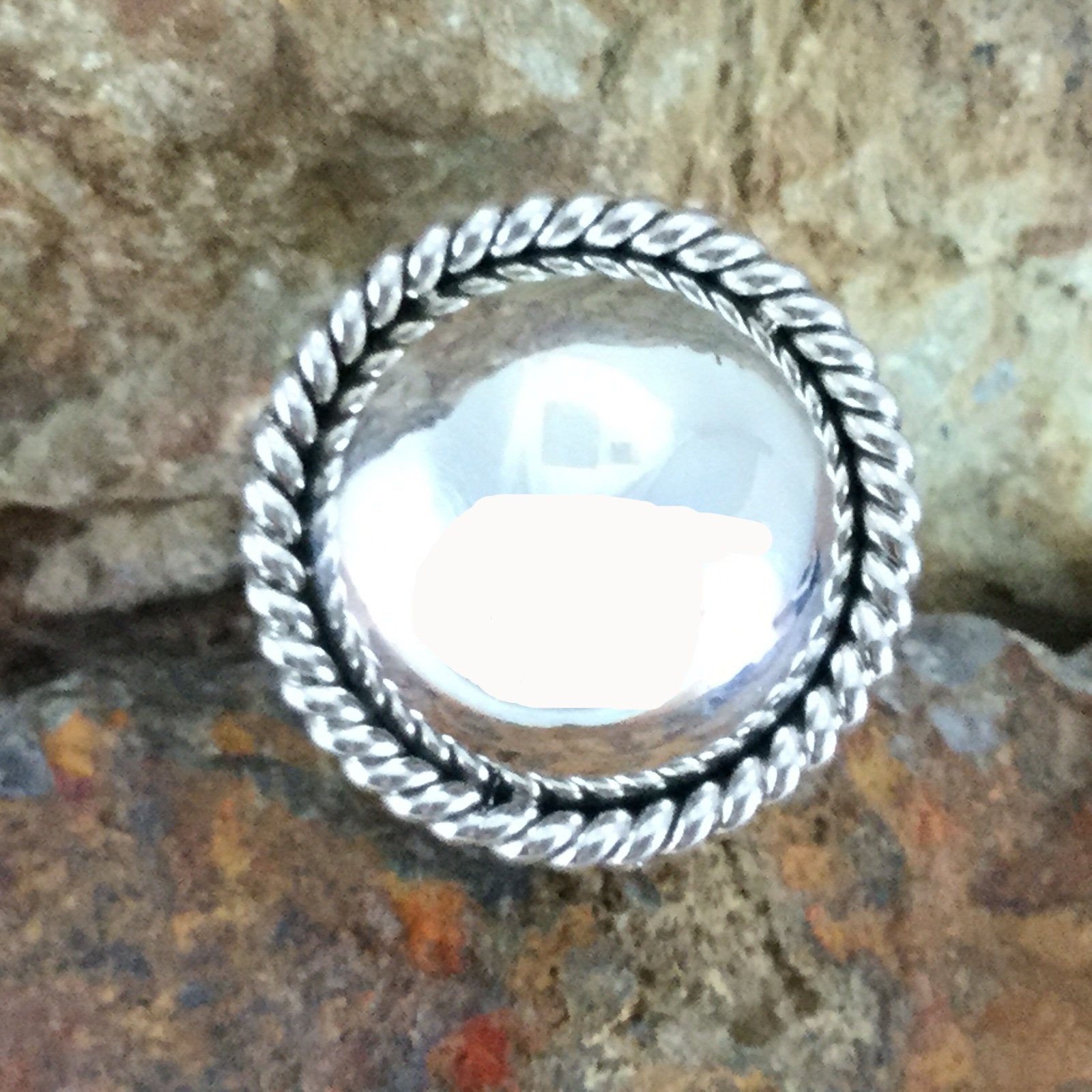 Sterling Silver Ring by Artie Yelowhorse Size 6.5