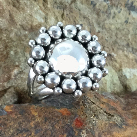 Sterling Silver Ring by Artie Yelowhorse Size 6