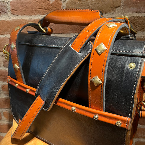 Hand Crafted Leather Briefcase by Stephen Vaughn Leatherworks