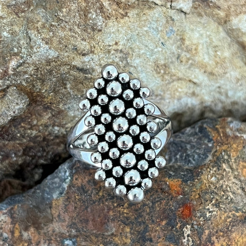 Sterling Silver Ring by Artie Yellowhorse Size 7, 7.25, 8