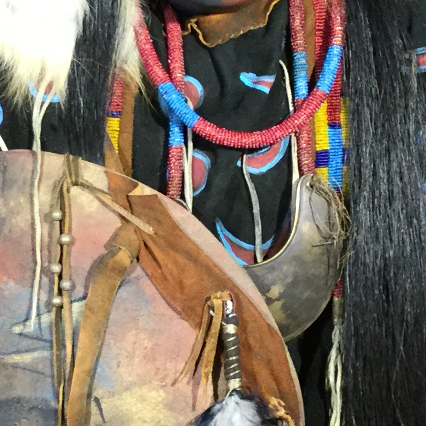 Brave Thunder II Native American Style Spirit Mask by Cindy Jo Popejoy
