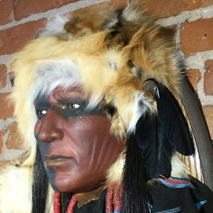 Brave Thunder II Native American Style Spirit Mask by Cindy Jo Popejoy