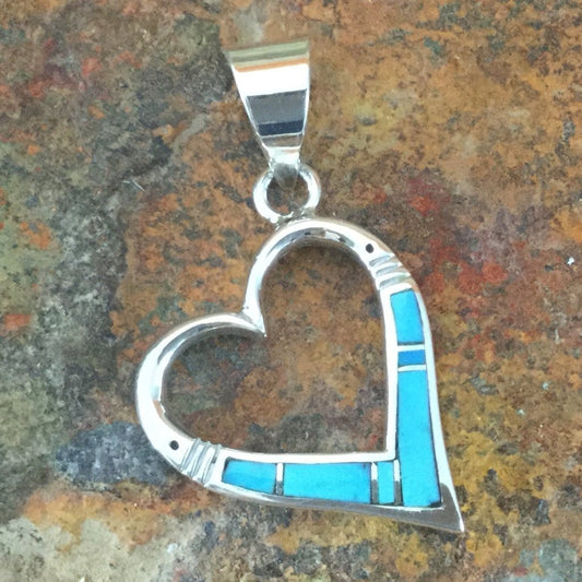 David Rosales Arizona Blue Sterling Silver Pendant