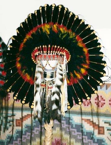 Mystic Sunset Headdress by Navajo Artists